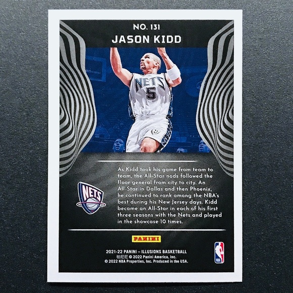 Jason Kidd - 2021-22 Panini Illusions #131 - Picture 2 of 2